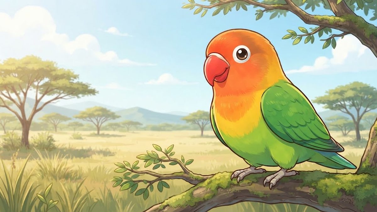 ルリゴシボタンインコ