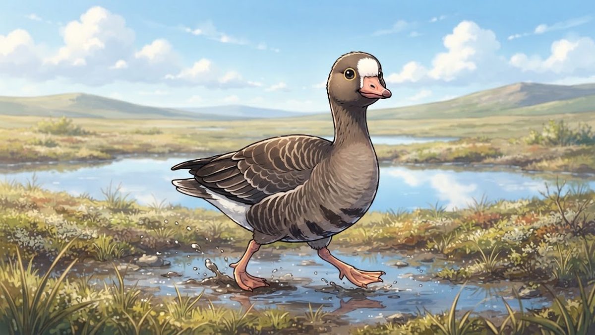 Lesser white-fronted goose