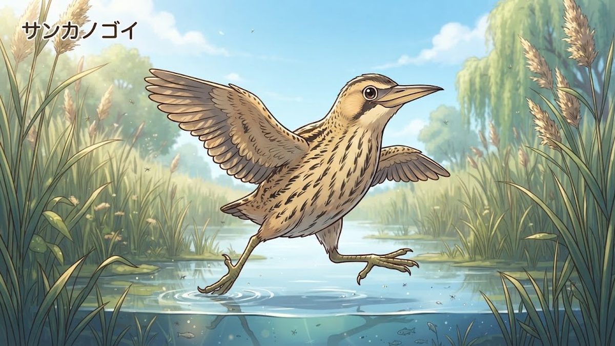 Eurasian bittern, or Bittern