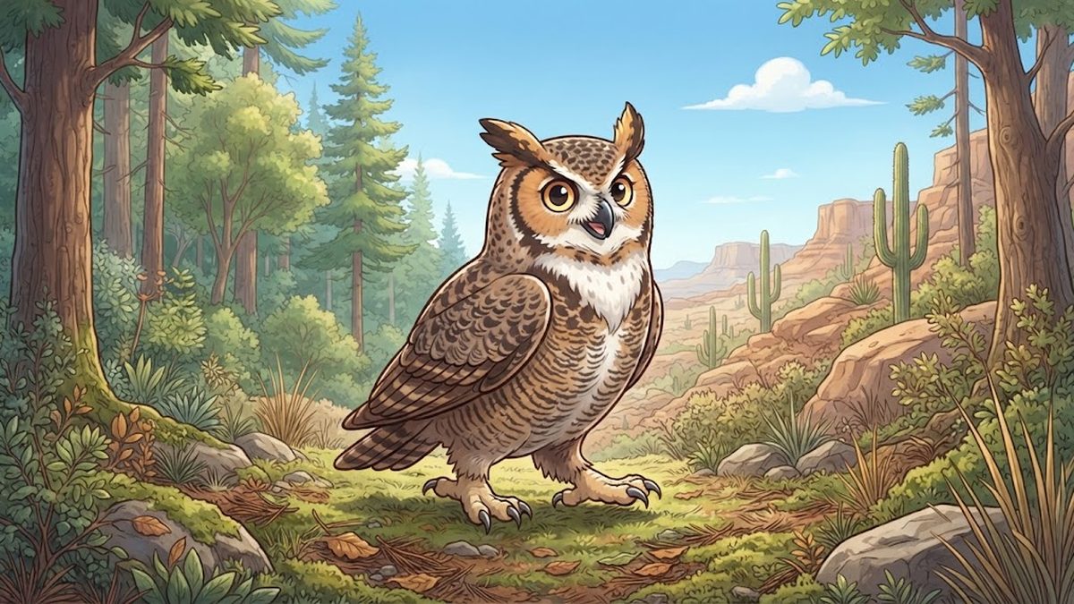 Great horned owl