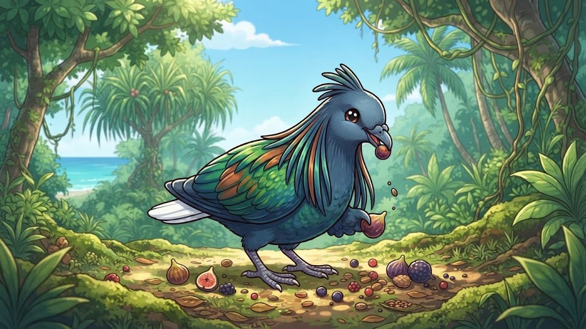 Nicobar pigeon