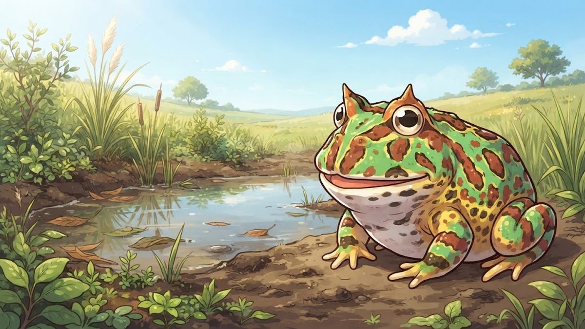 ベルツノガエル