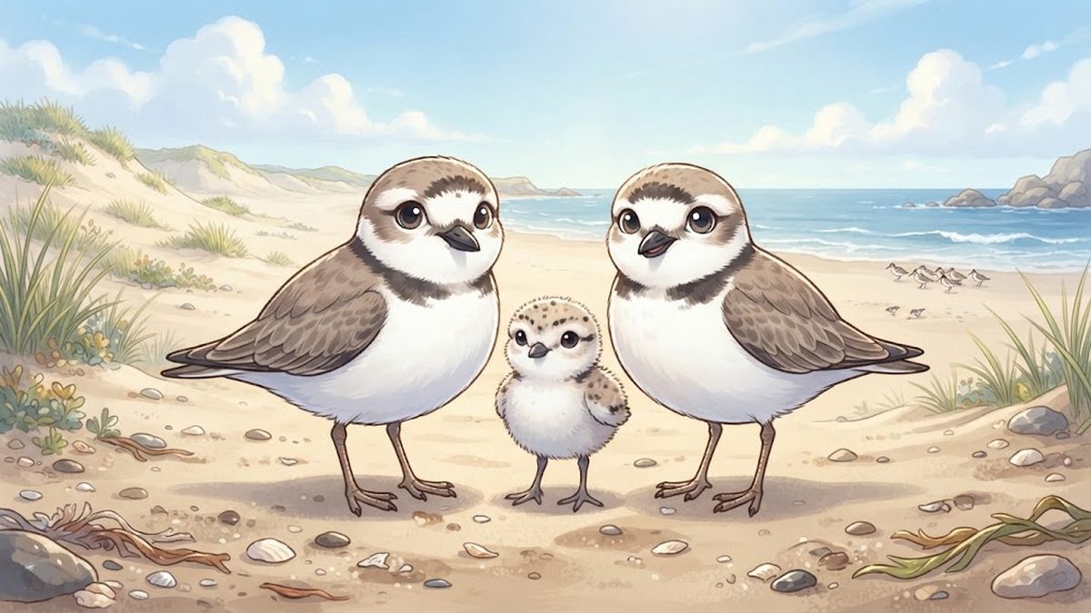 シロチドリ