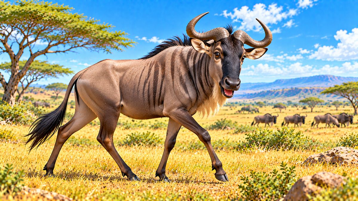 Blue wildebeest