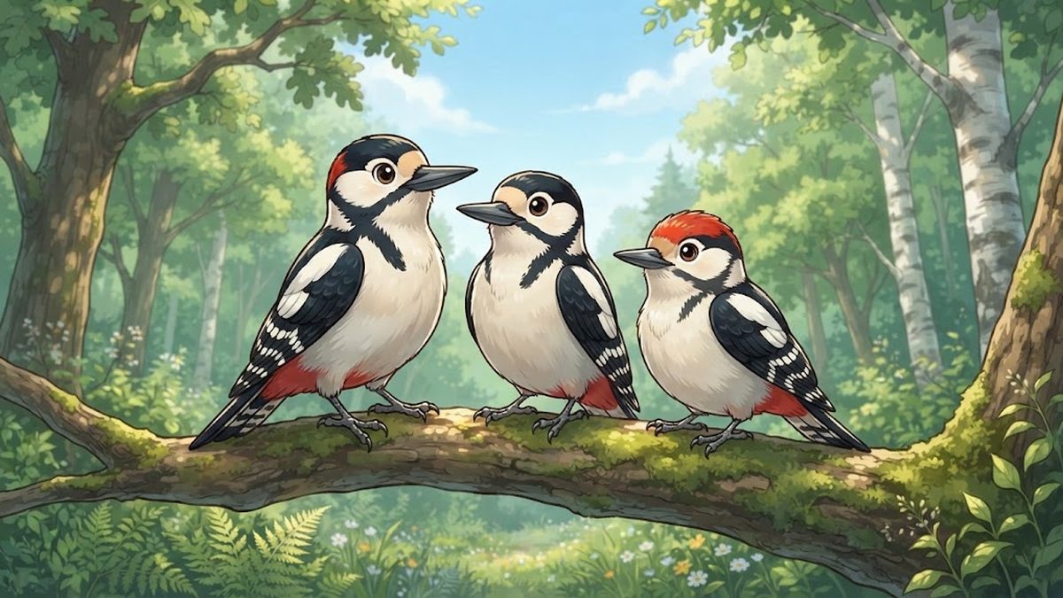 Great spotted woodpecker
