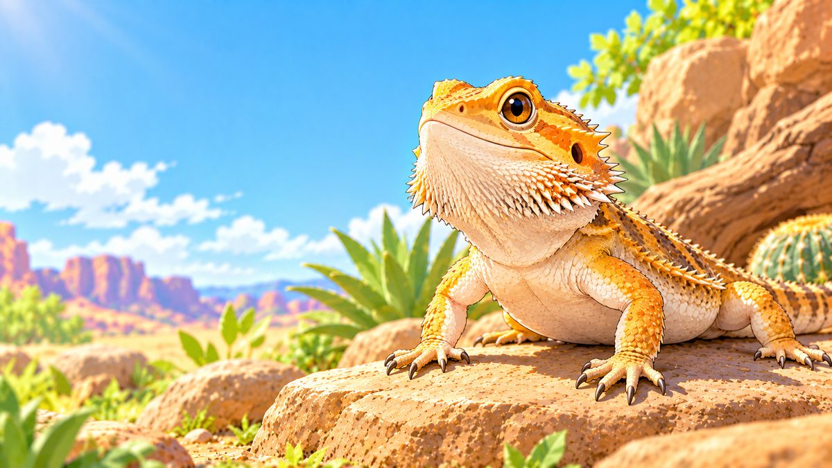 フトアゴヒゲトカゲ