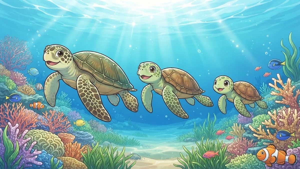 Green sea turtle