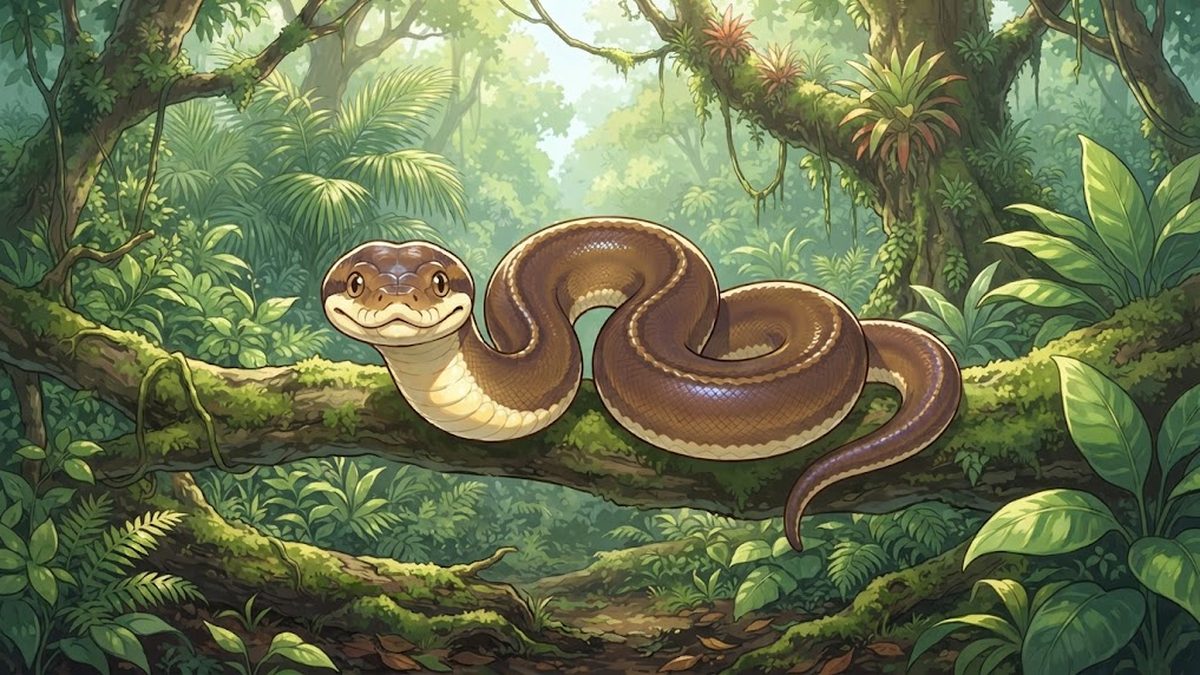シロクチニシキヘビ