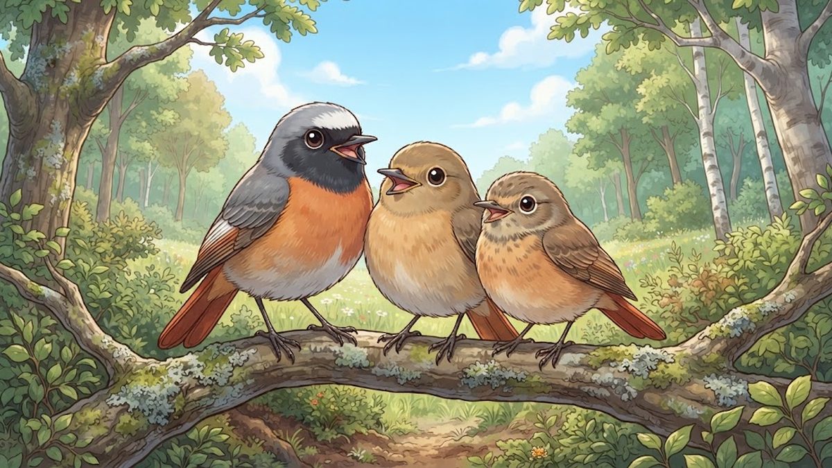 シロビタイジョウビタキ