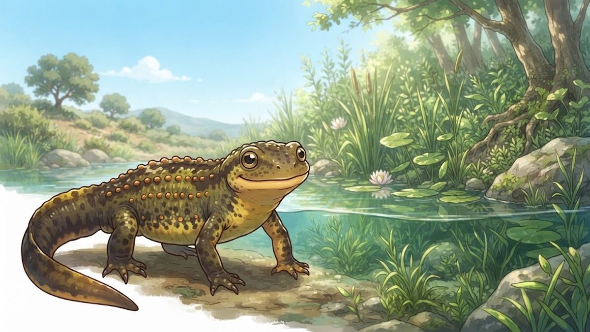Iberian ribbed newt