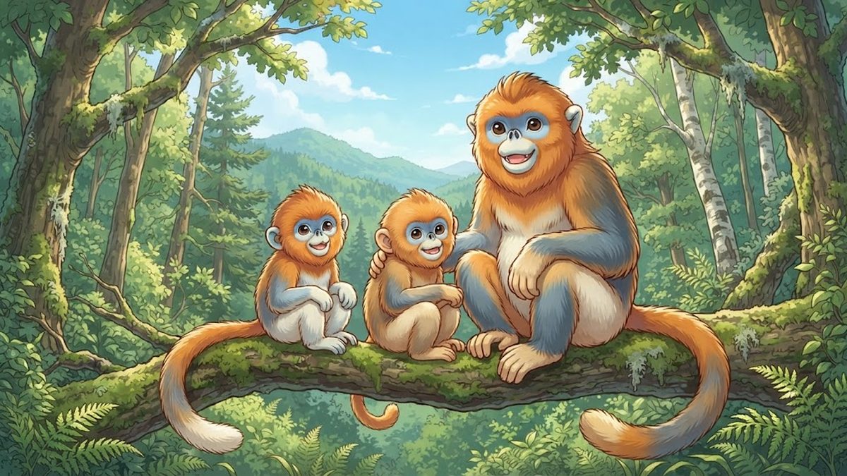 Golden snub-nosed monkey