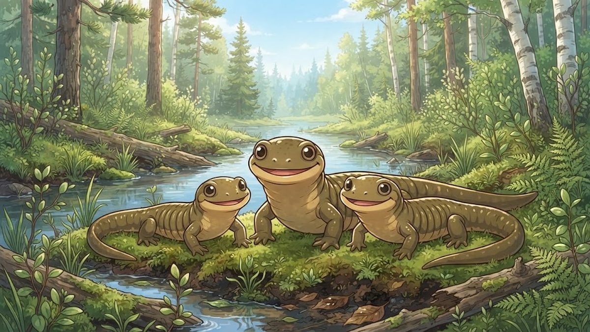 Siberian salamander