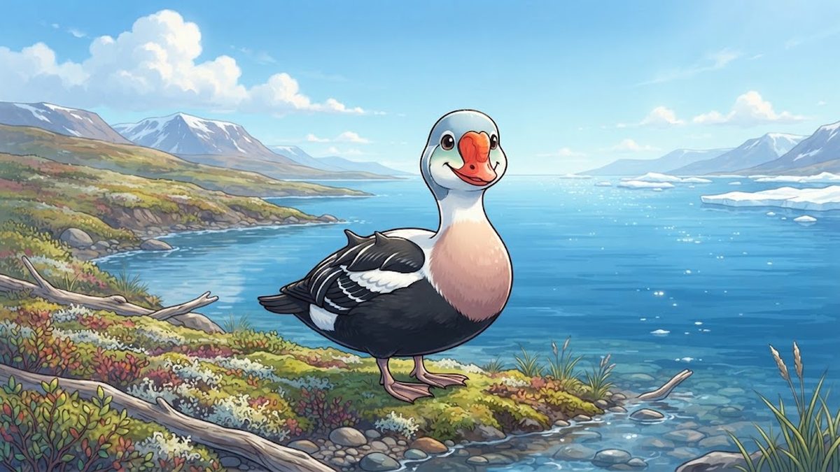 ケワタガモ