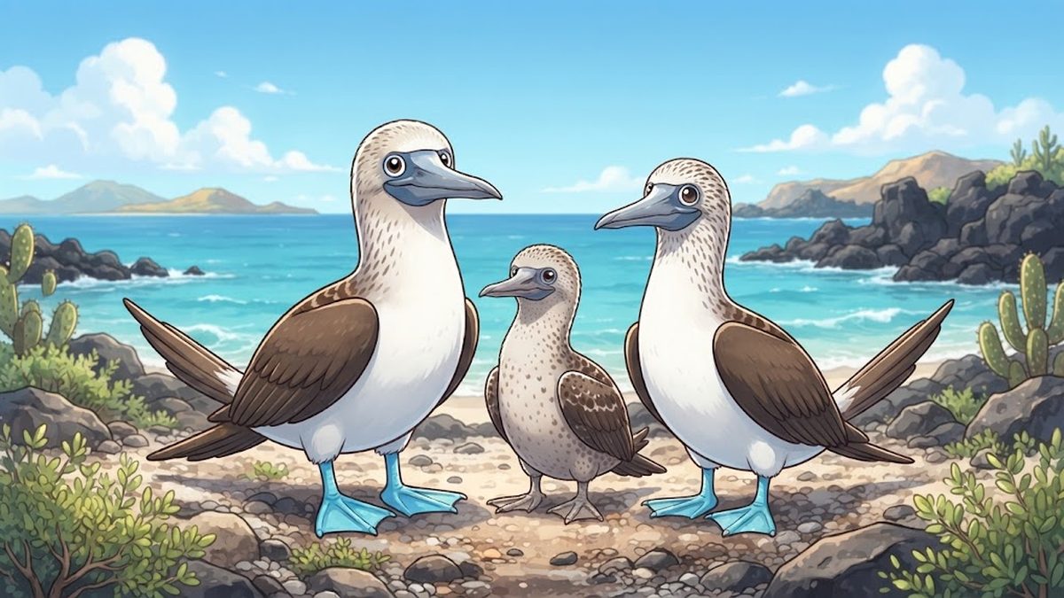 アオアシカツオドリ